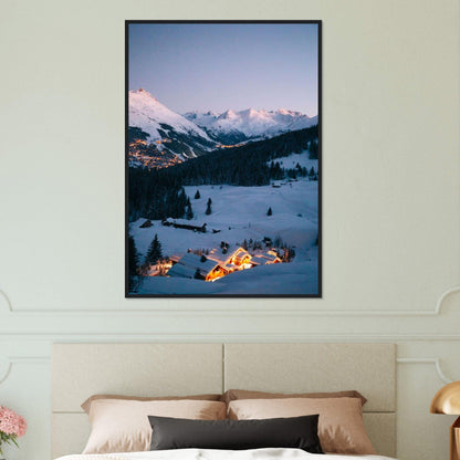 Tableau Peinture Mont Blanc Canvanation