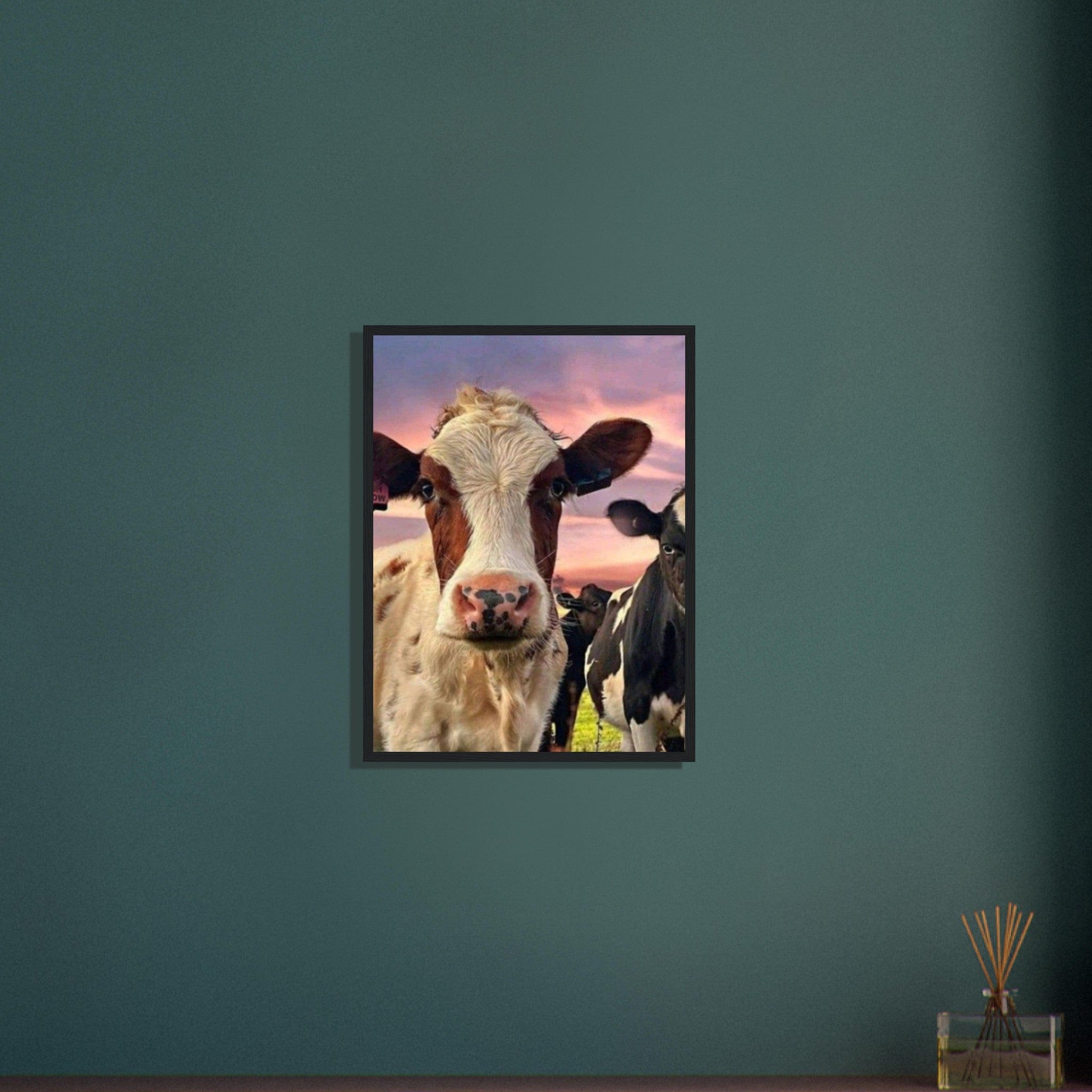 Canvanation Print Material Tableau Vache Dans La Prairie