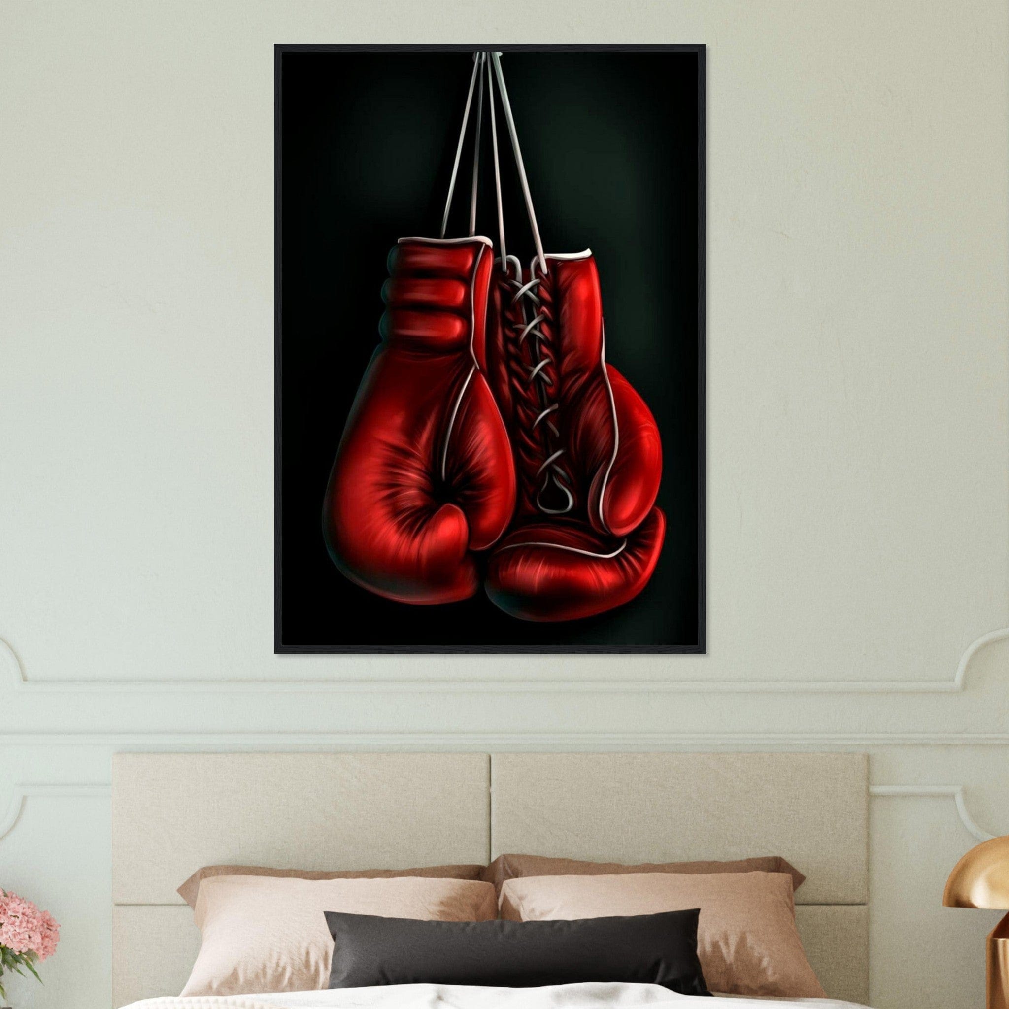 Canvanation Print Material 70x100 cm / 28x40″ Tableau Boxe Gants Dessin