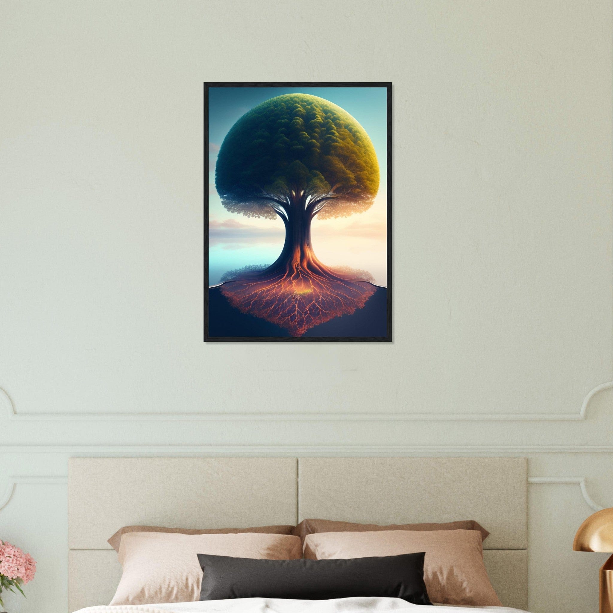 Canvanation Print Material 50x70 cm / 20x28″ Tableau L'Arbre de Vie: Son Symbolisme et Sa Signification