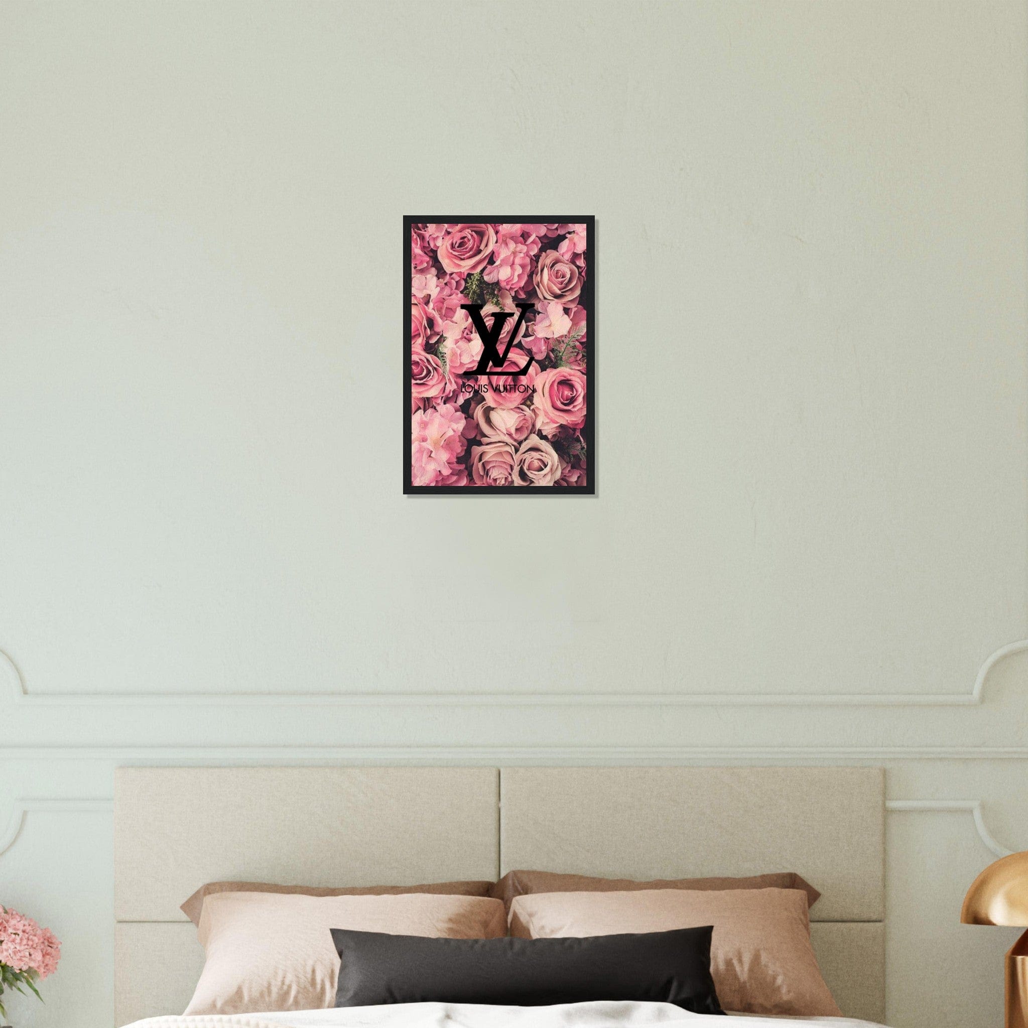 Canvanation Print Material 30x45 cm / 12x18″ Tableau Louis Vuitton Roses