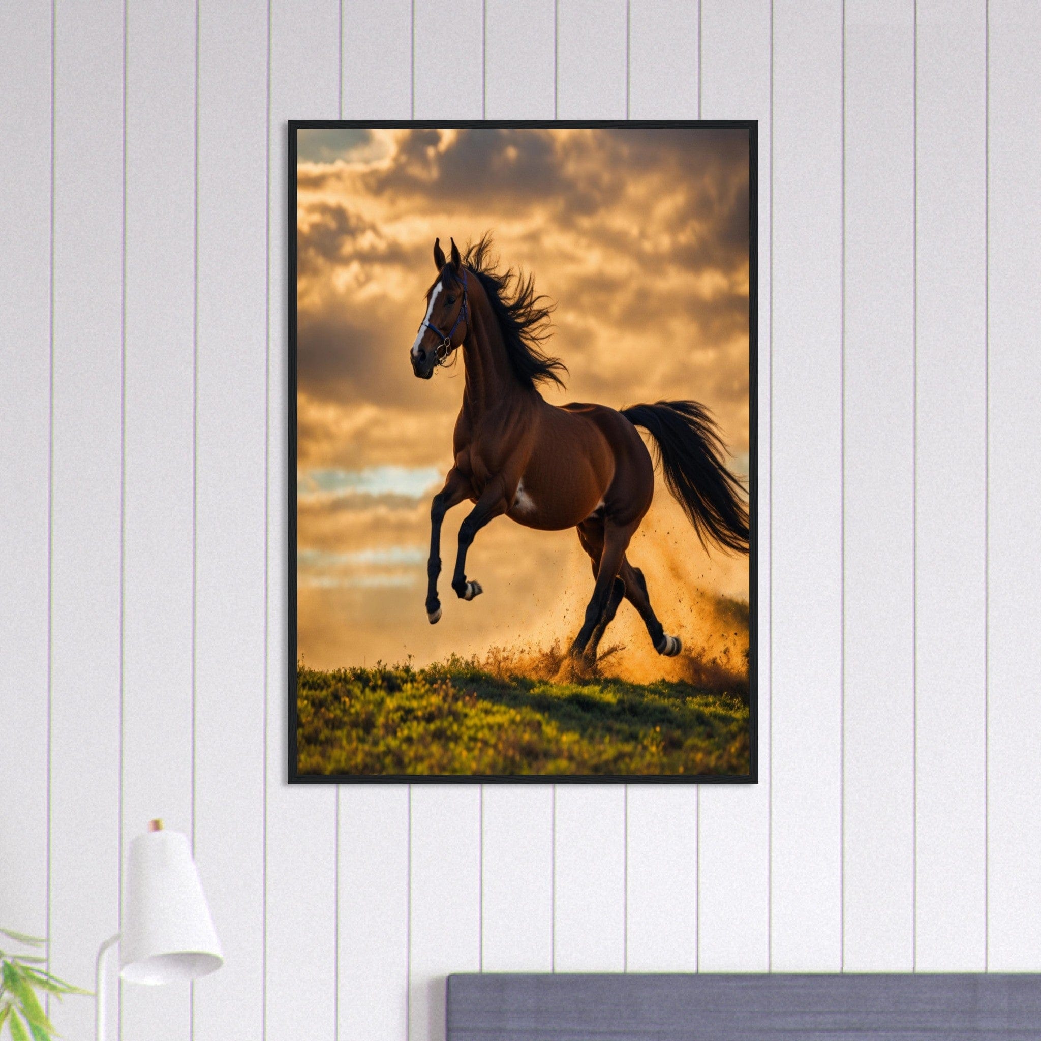 Canvanation Print Material 70x100 cm / 28x40″ Tableau Cheval De Feu