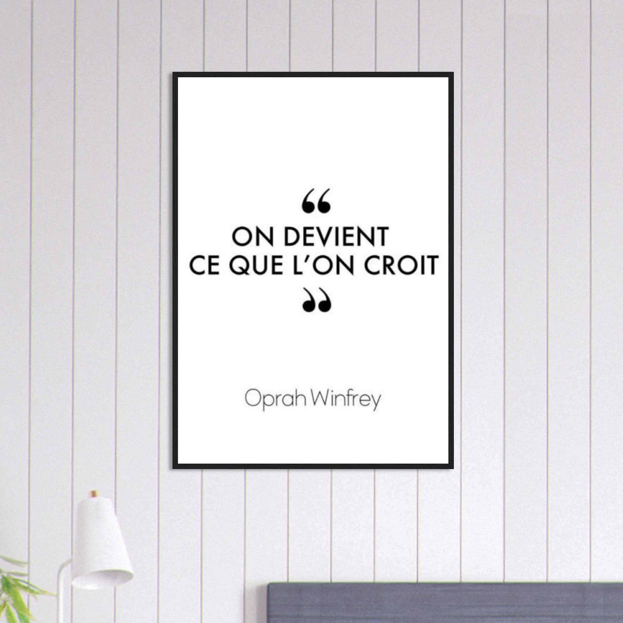 Canvanation Print Material 70x100 cm / 28x40″ Tableau Citation Oprah Winfrey