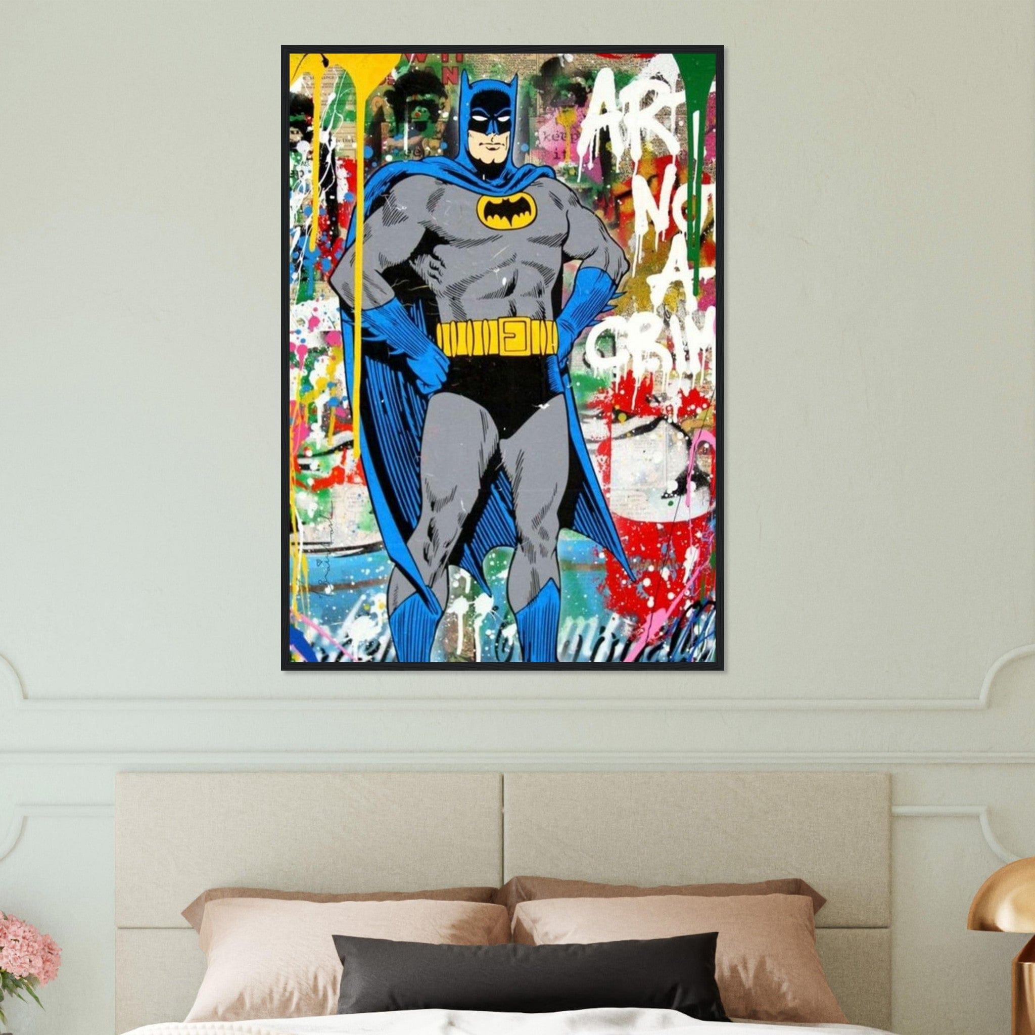 Canvanation Print Material Tableau Batman Street Art