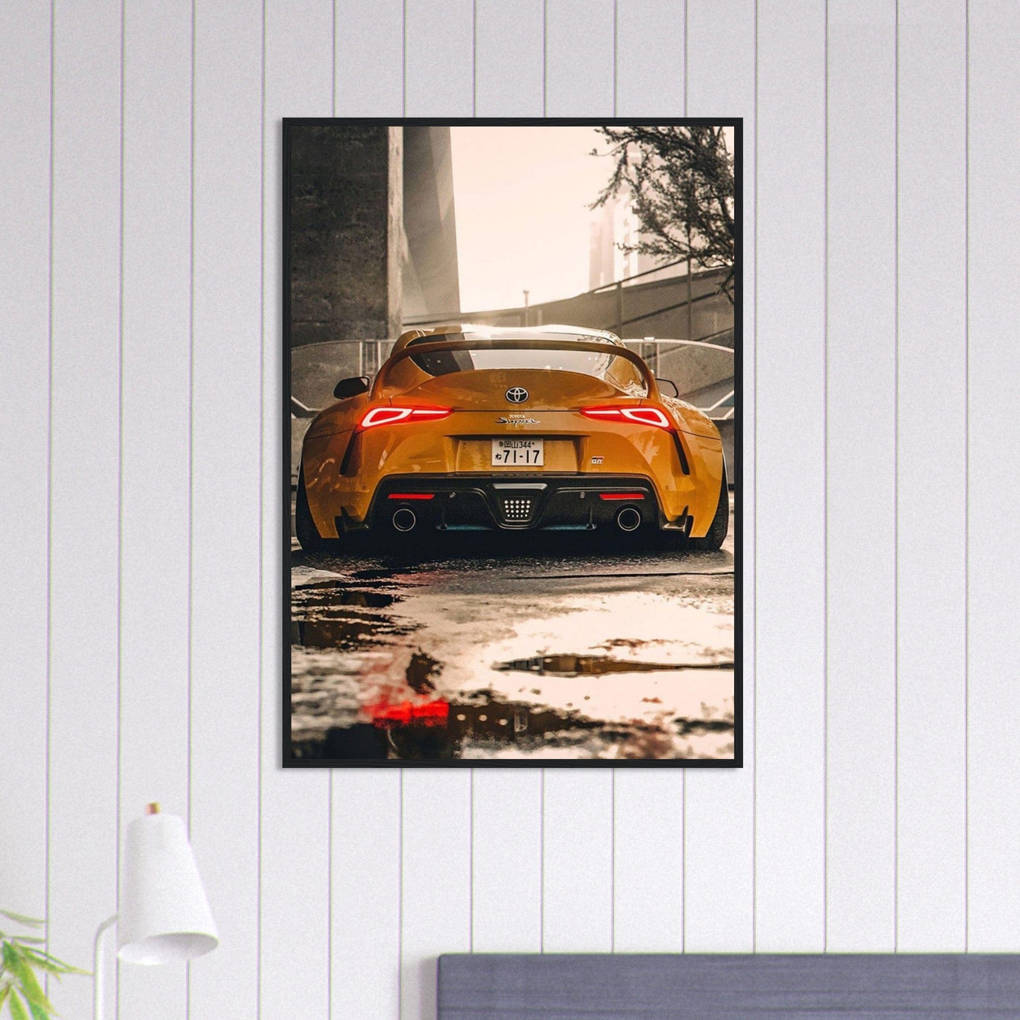 Canvanation Print Material 70x100 cm / 28x40″ Tableau Voiture Supra Cupra De Dos