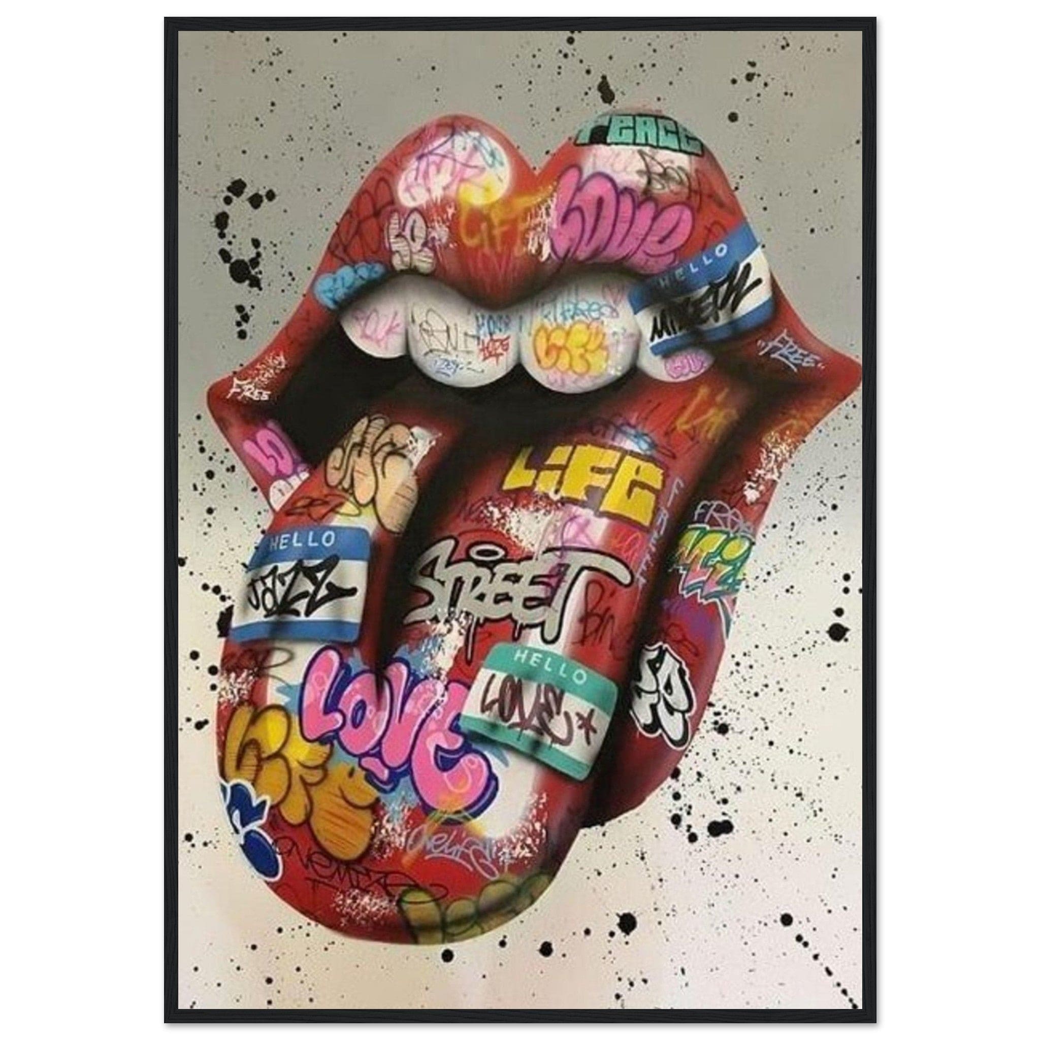 Gelato Print Material 70x100 cm / 28x40″ Toile Graffiti Grand Format