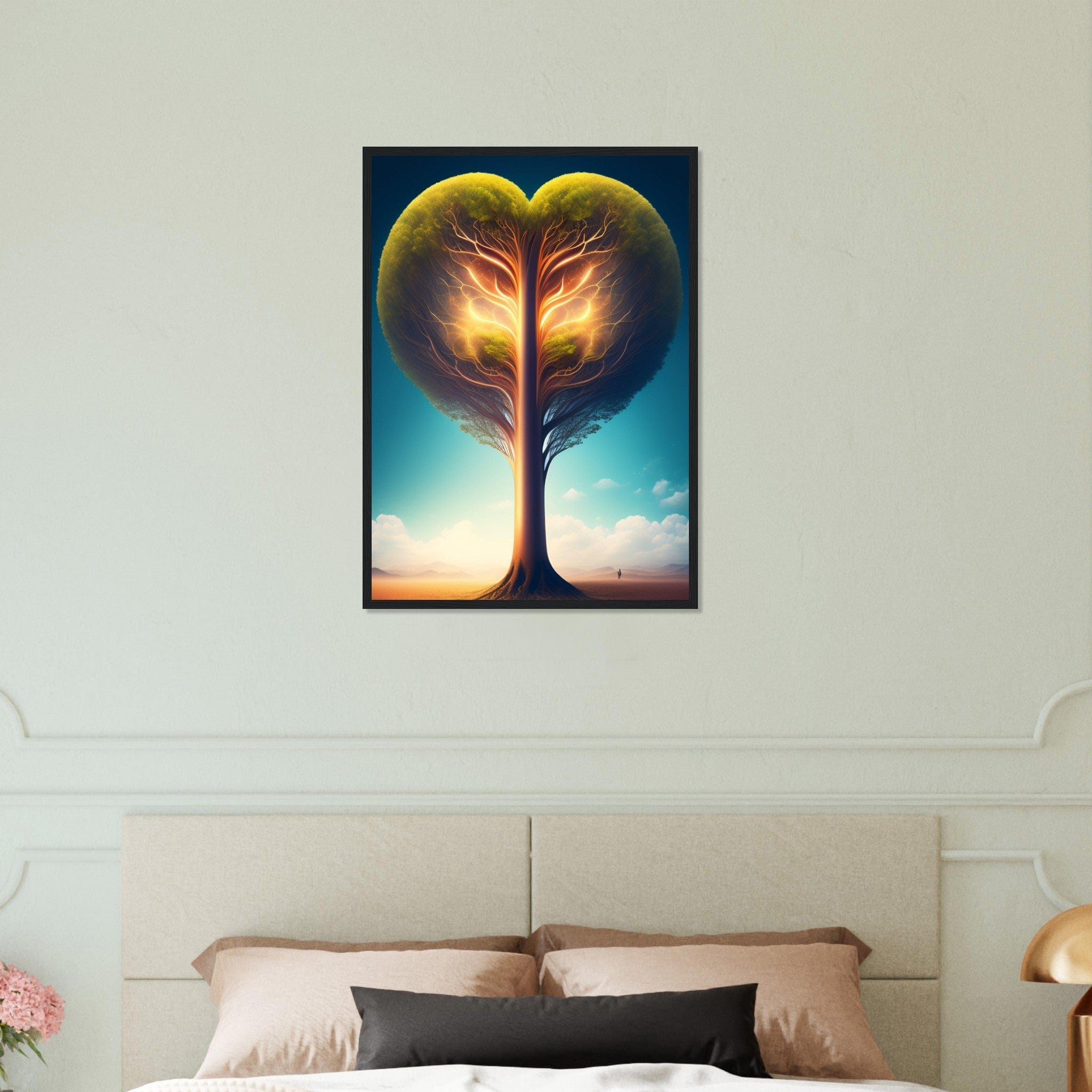 Canvanation Print Material 50x70 cm / 20x28″ Tableau L'Arbre de Vie: Une Exploration de Ses Branches et Ses Racines