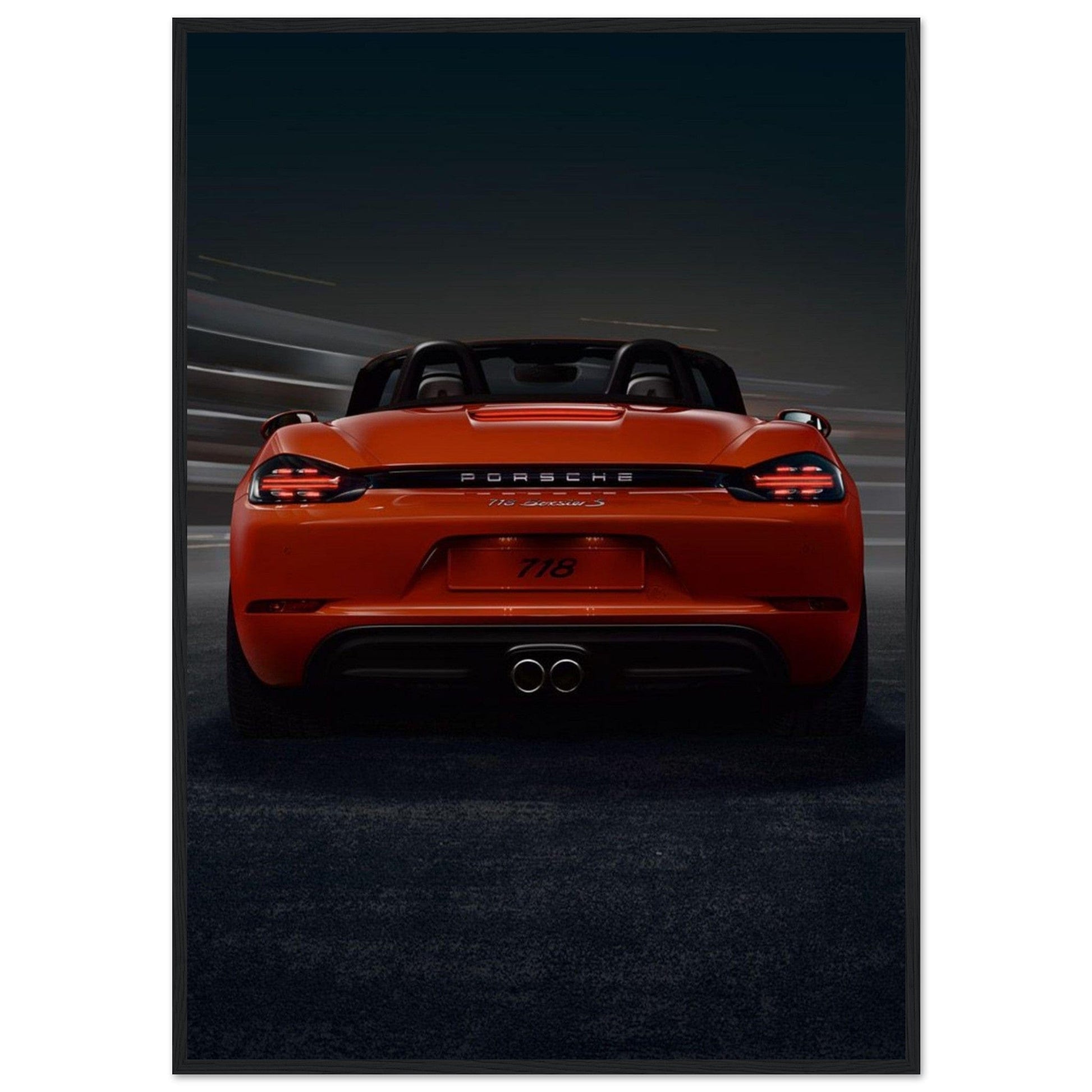 Tableau Porsche Orange - Canvanation