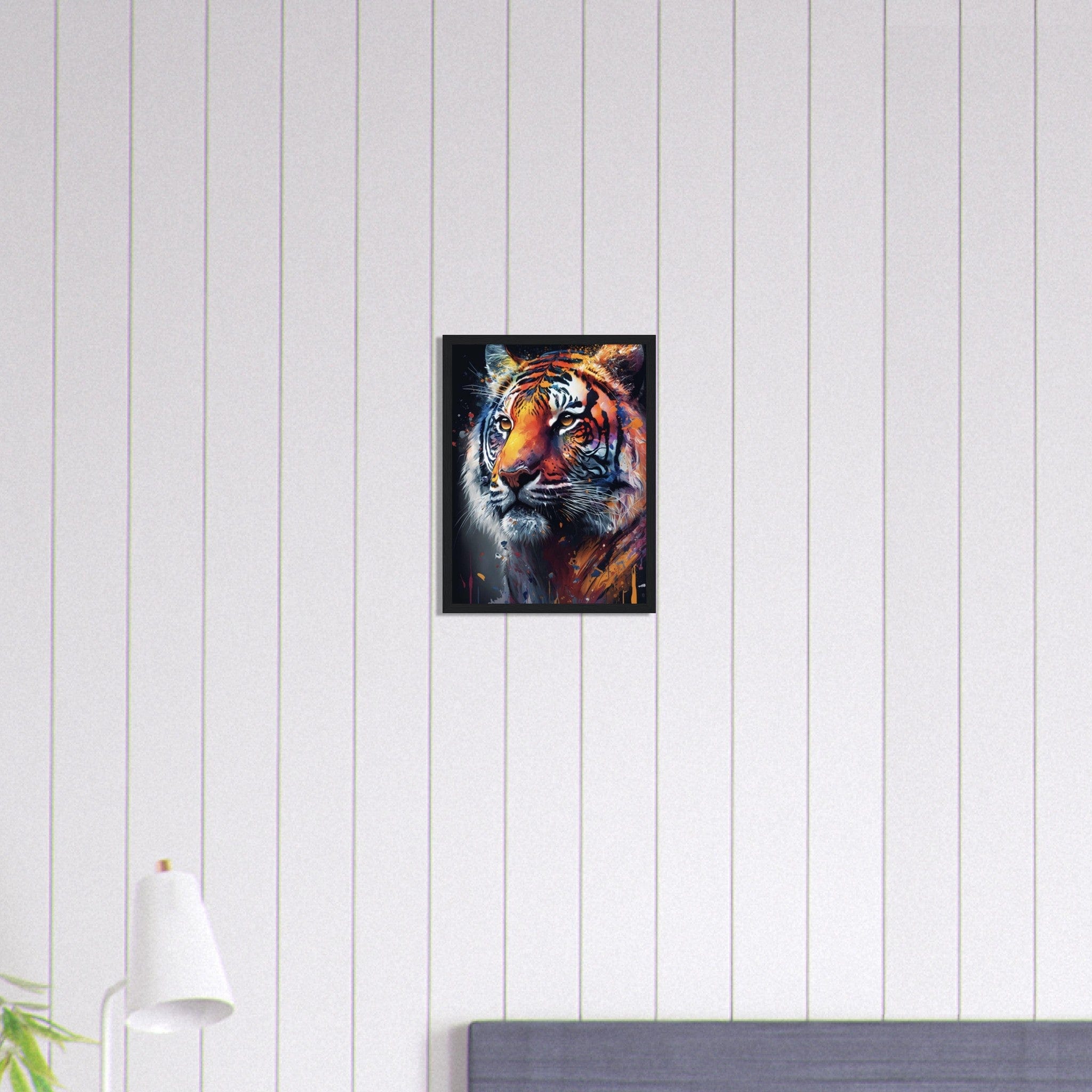 Canvanation Print Material 30x40 cm / 12x16″ Tableau Tigre Face