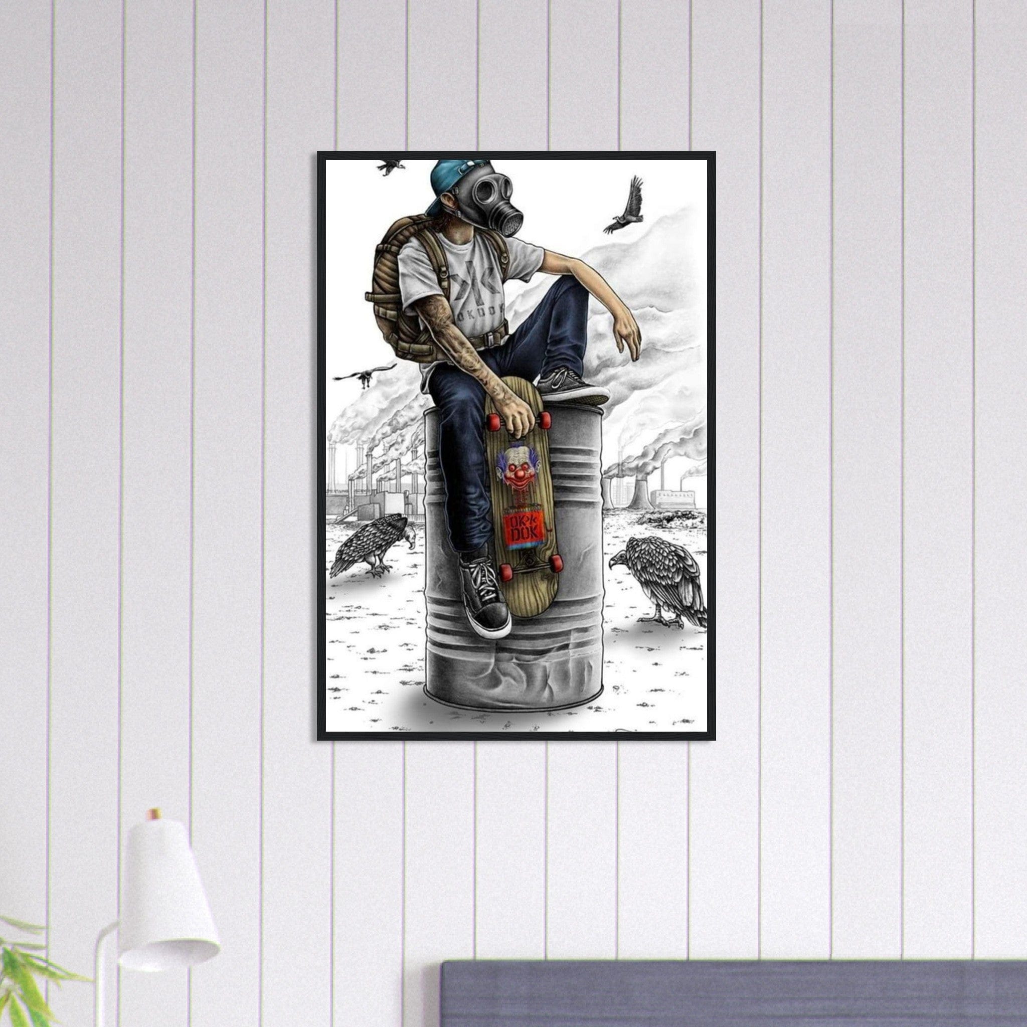 Canvanation Print Material 60x90 cm / 24x36″ Tableau Street Art Tagueur