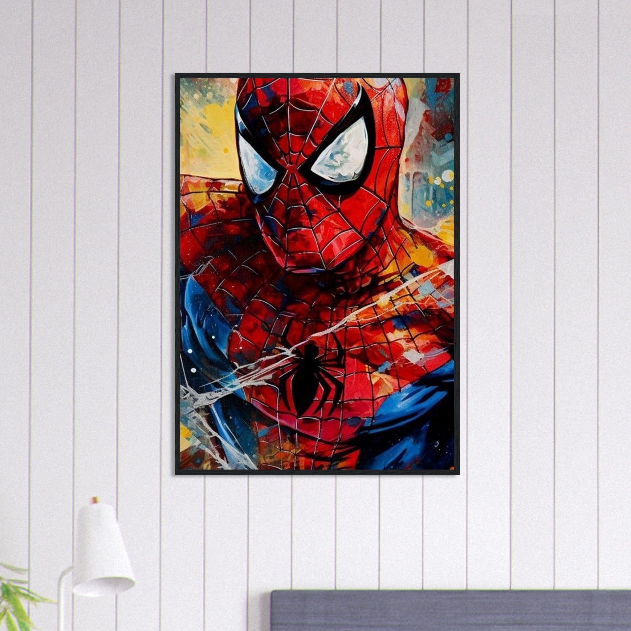 Canvanation Print Material 70x100 cm / 28x40″ Tableau Street Art Spideman Graffiti