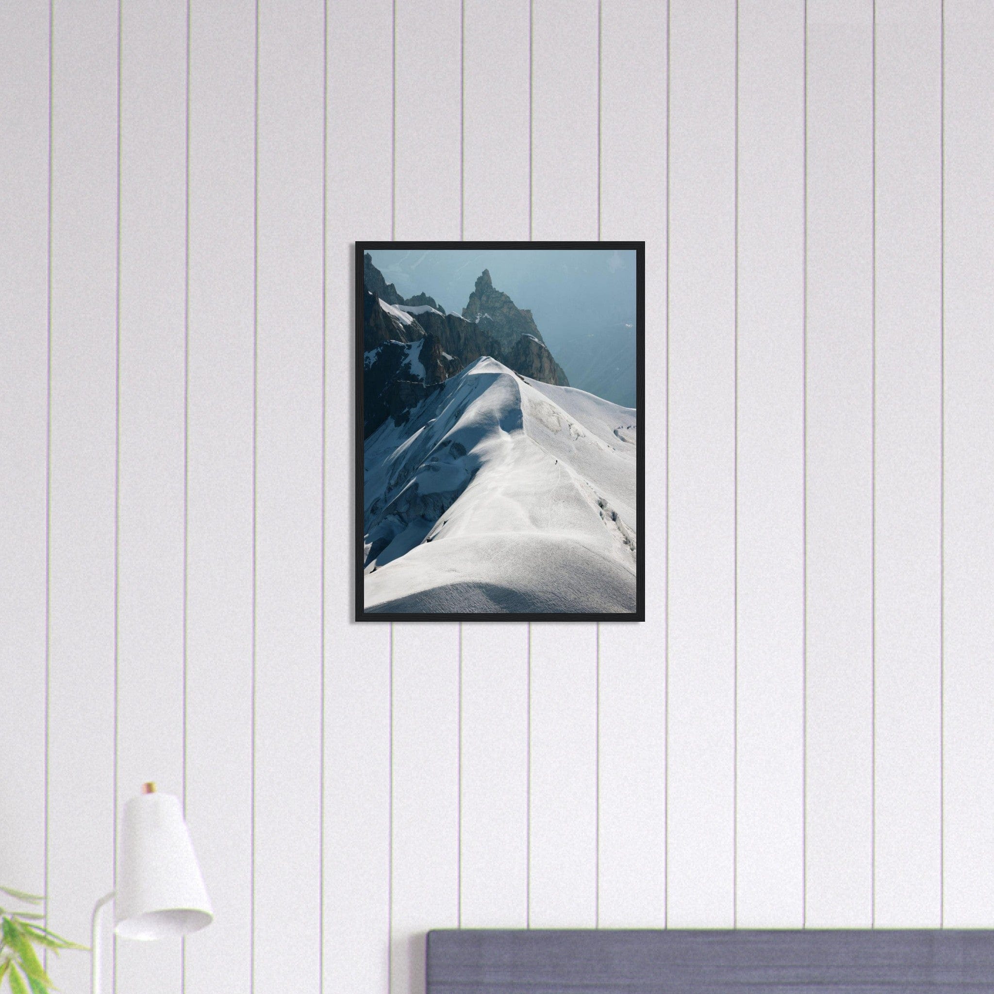 Canvanation Print Material Tableau Montagne Moderne Mont Blanc