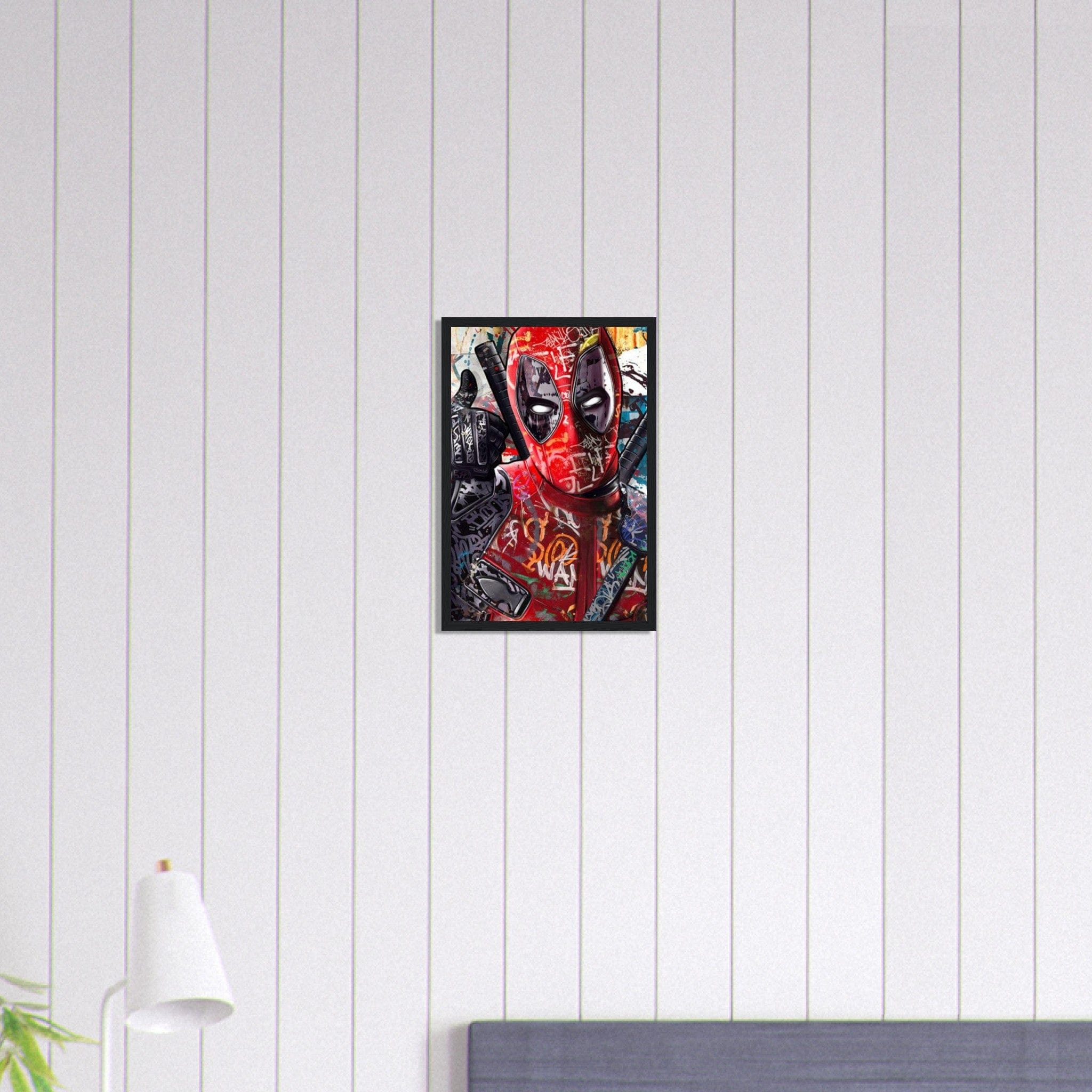 Canvanation Print Material 30x45 cm / 12x18″ Tableau Street Art Super Hero