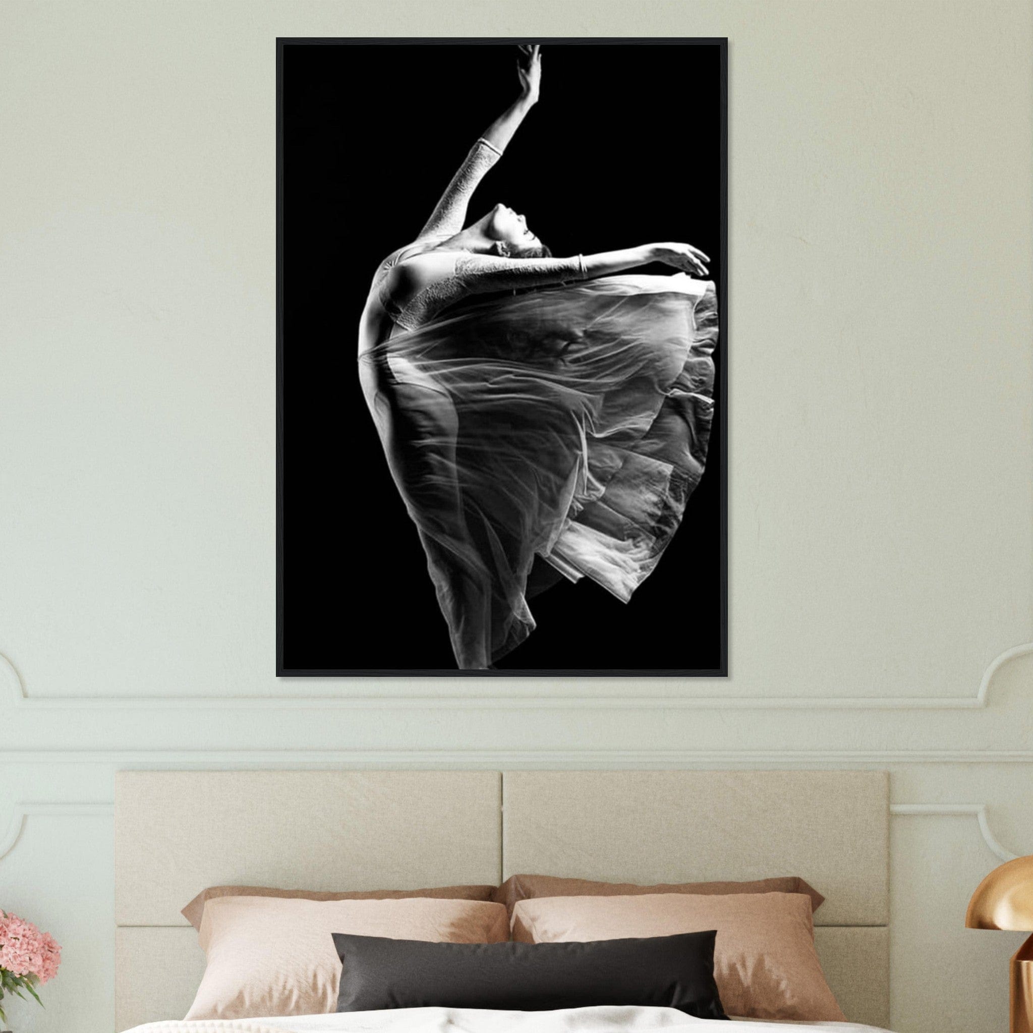 Canvanation Print Material Tableau Photo Noir Et Blanc-Femme-Danseuse