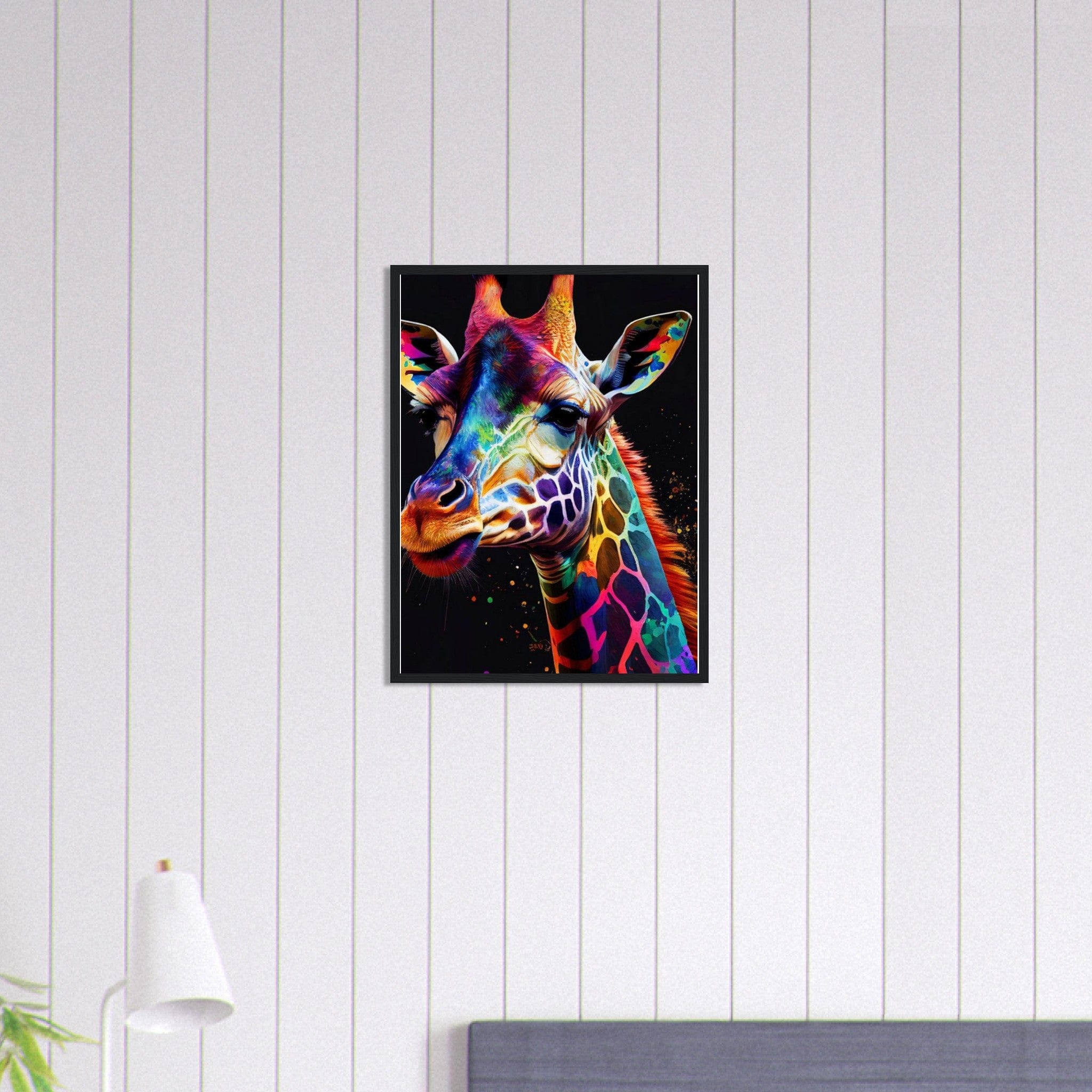 Canvanation Print Material 45x60 cm / 18x24″ Tableau Zoo Girafe