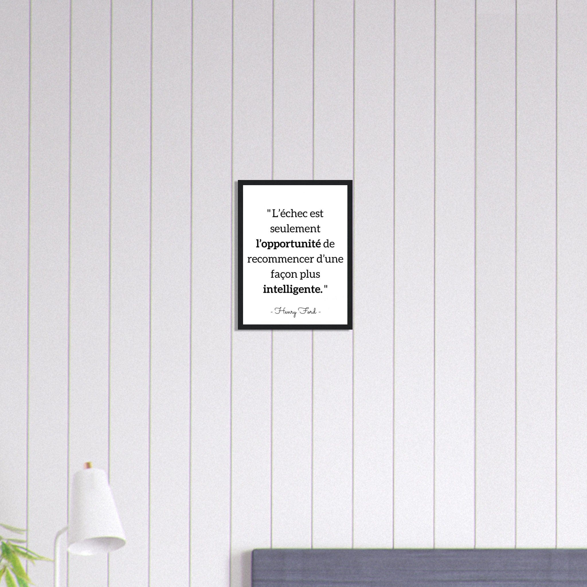 Canvanation Print Material 30x40 cm / 12x16″ Tableau Citation Ford