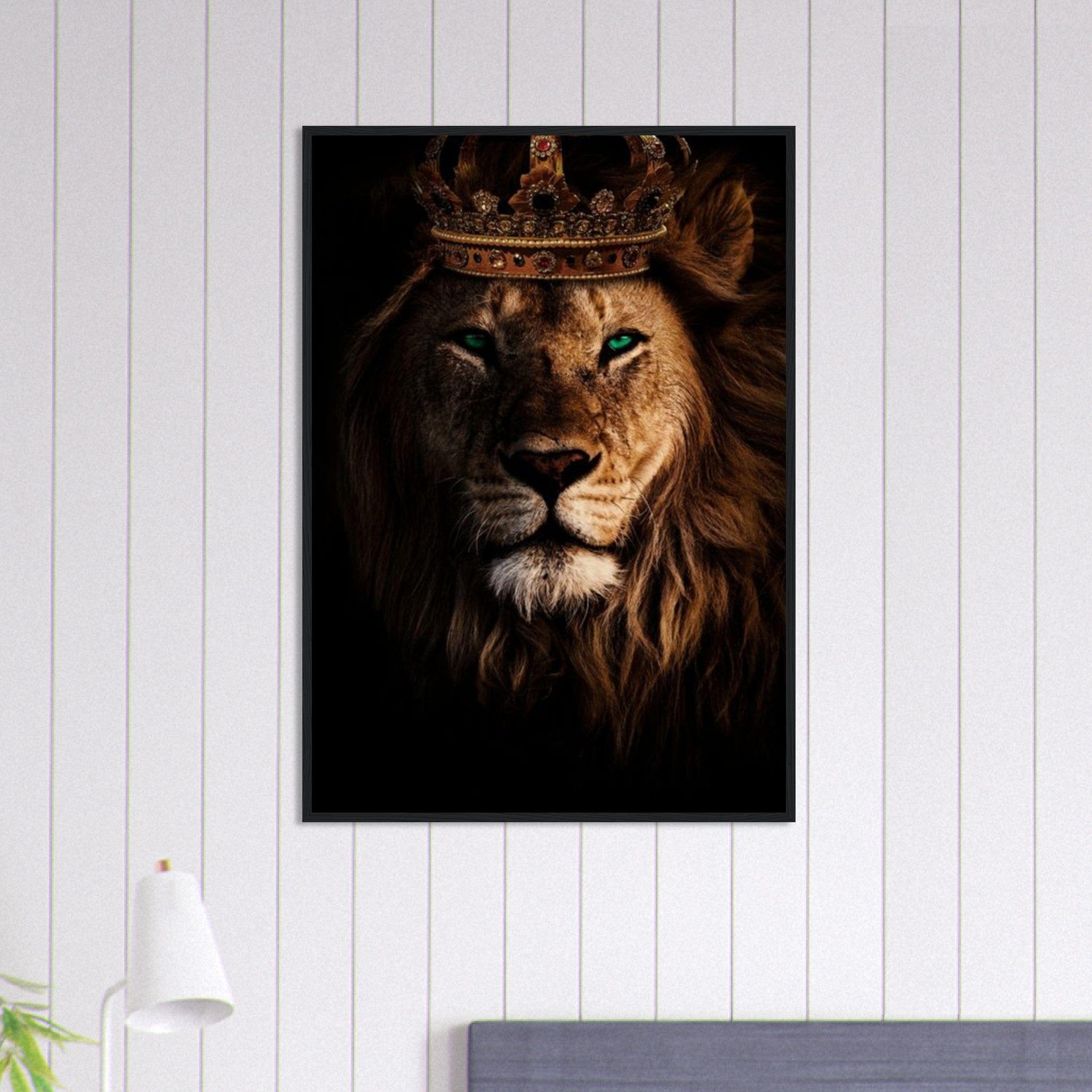 Canvanation Print Material 70x100 cm / 28x40″ Tableau Lion Couleur