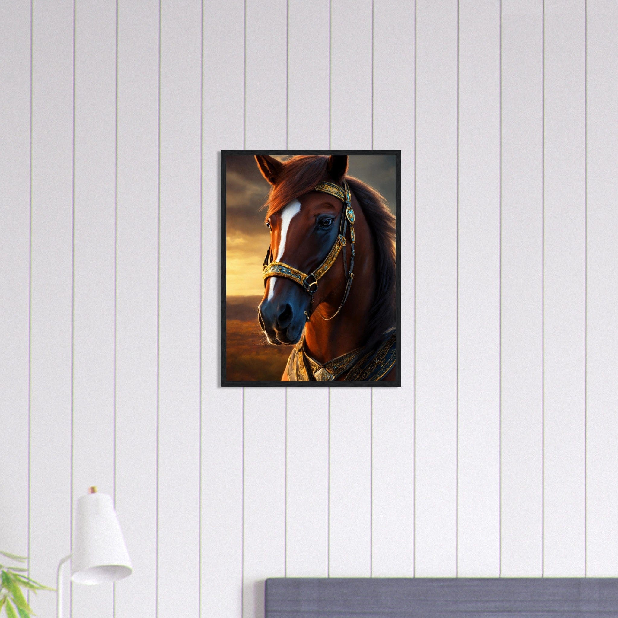 Canvanation Print Material 45x60 cm / 18x24″ Tableau Cheval Équine