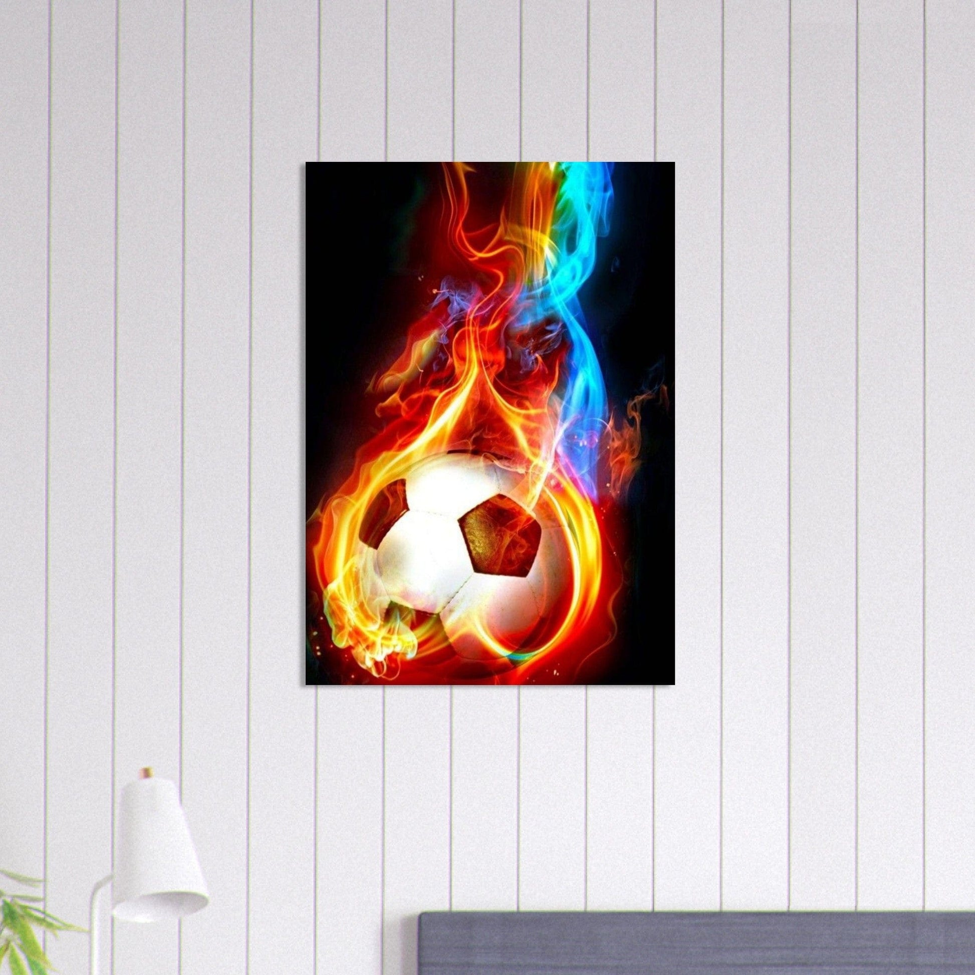 Poster Football Eau Feu