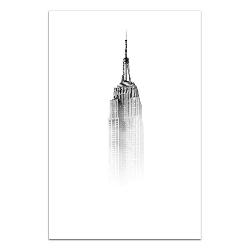 Canvanation 40x50cm / 02 Cadre New York Noir Et Blanc