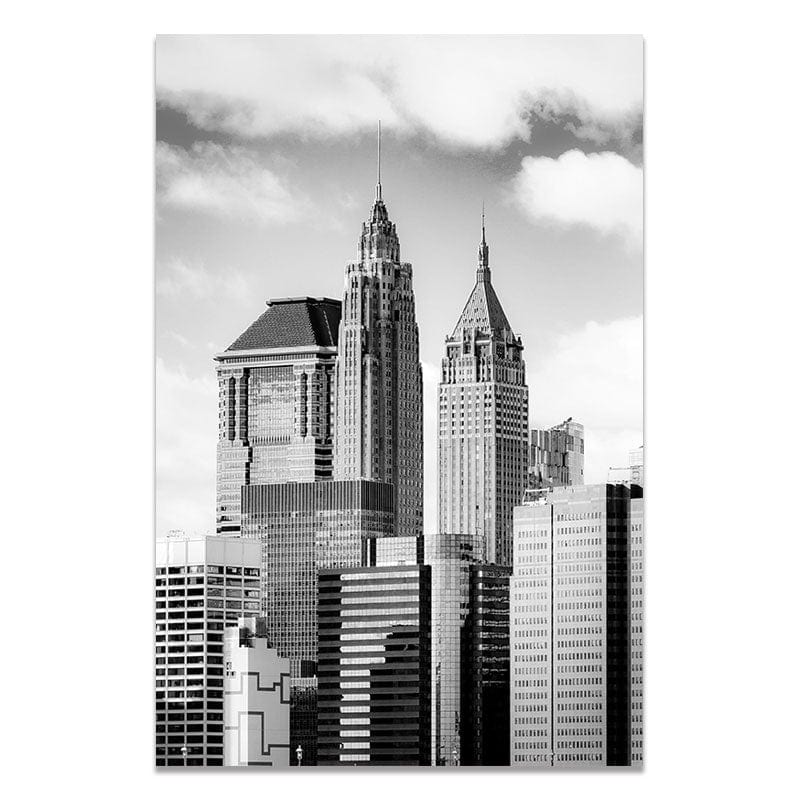 Canvanation 40x50cm / 01 Cadre New York Noir Et Blanc