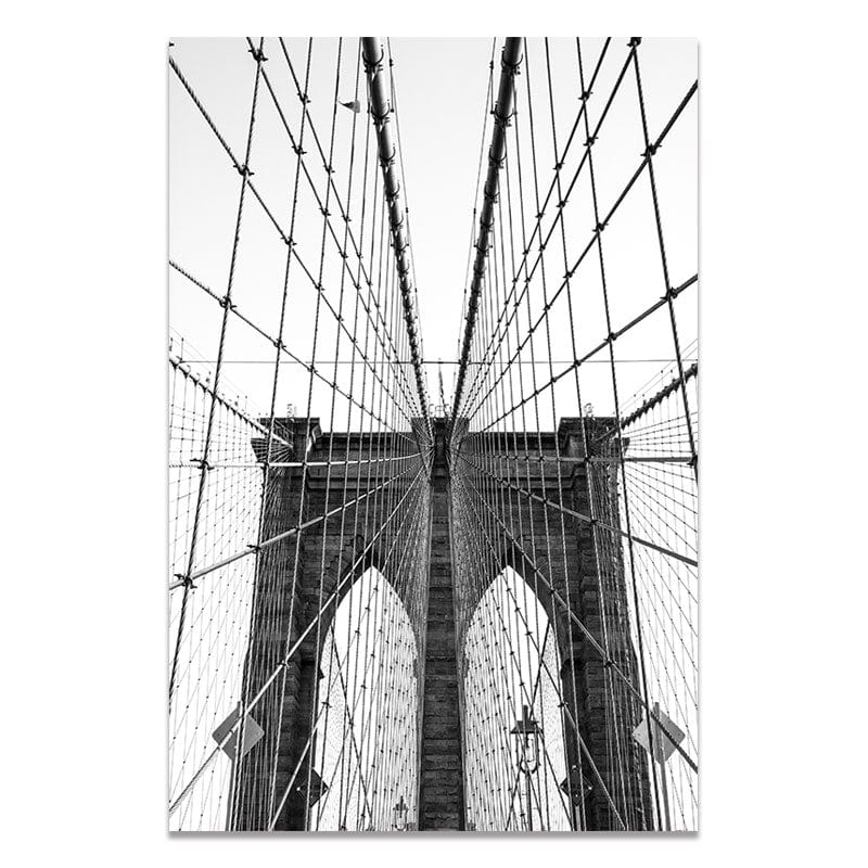 Canvanation 40x50cm / 03 Cadre New York Noir Et Blanc