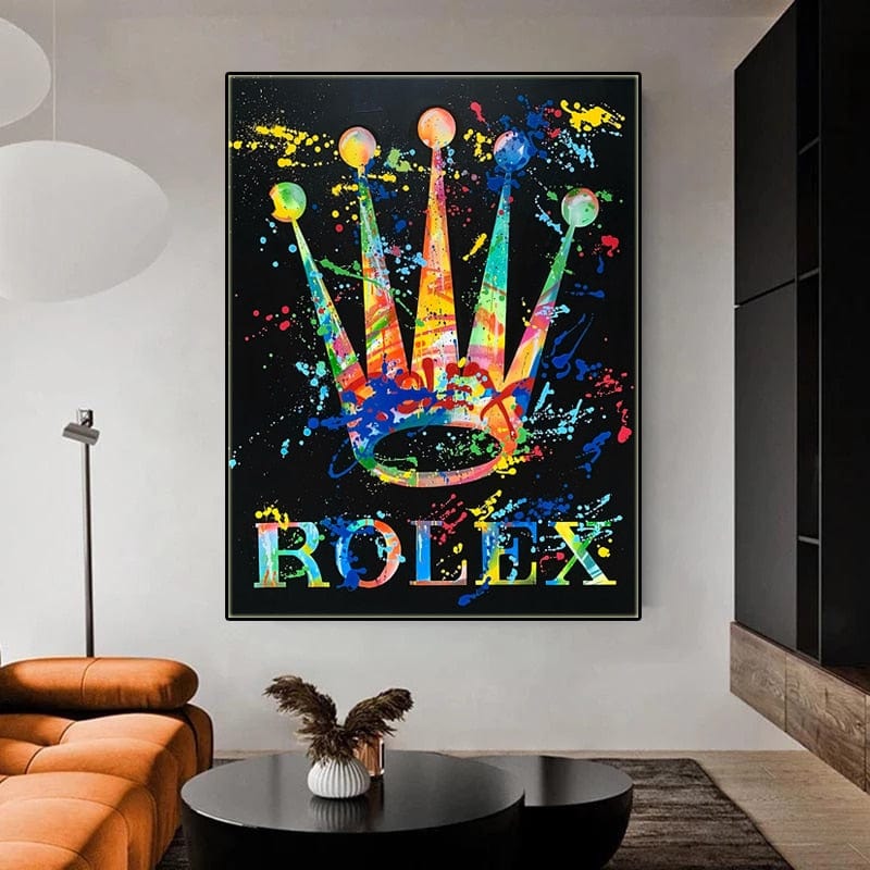 Tableau marque Rolex - Canvanation