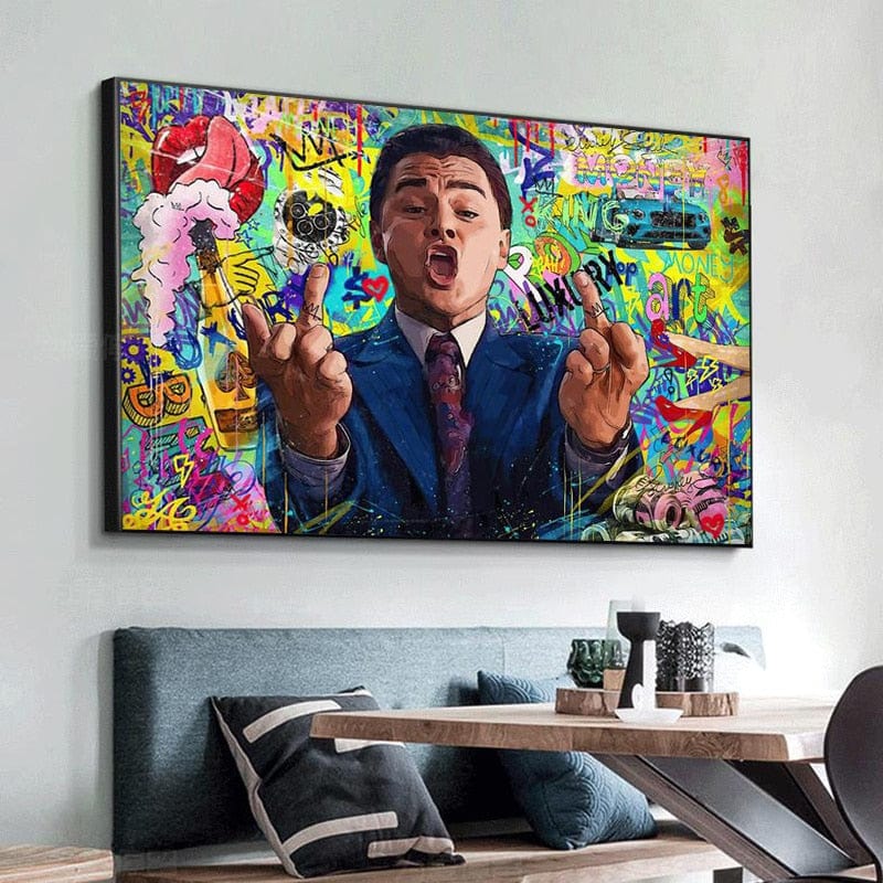 Le Loup De Wall Street Tableau Canvanation