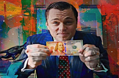 Le Loup De Wall Street Tableau Canvanation