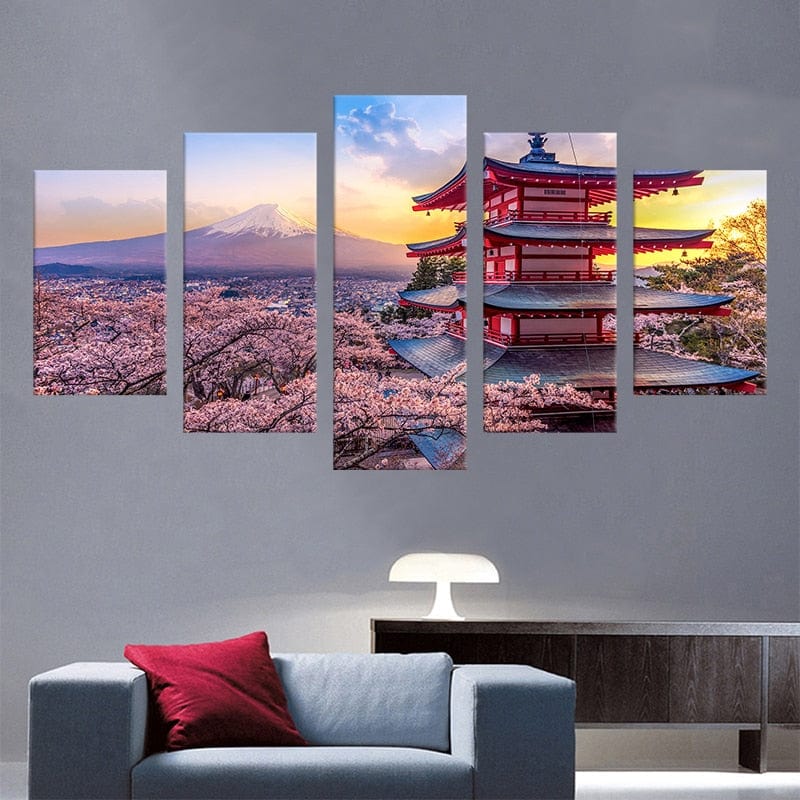 Paysage Japonais Peinture Canvanation