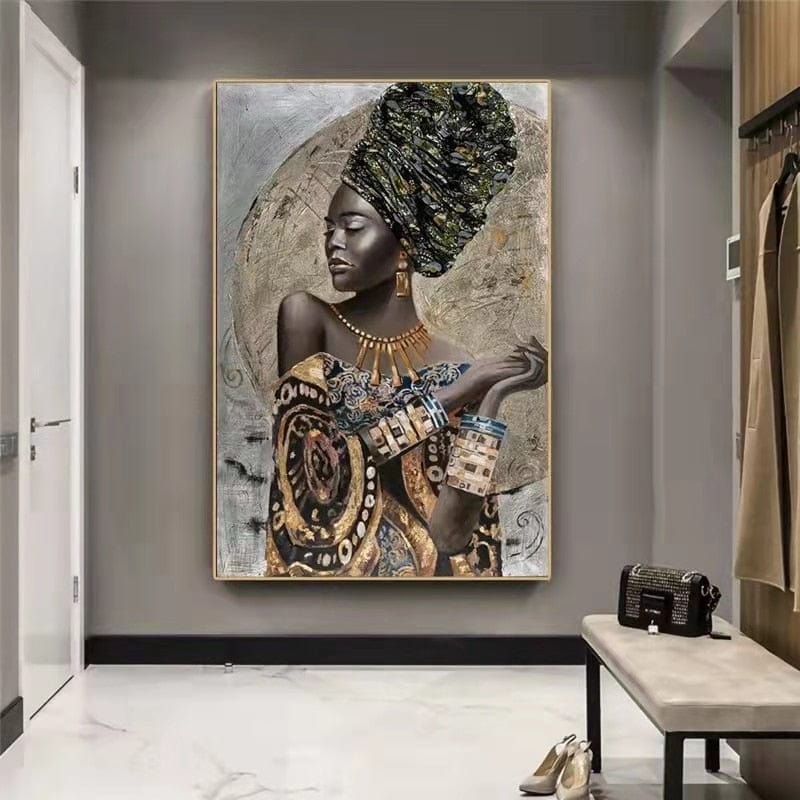 Canvanation Peinture Africain