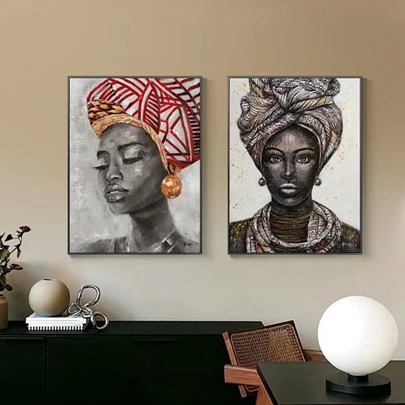 Canvanation Peinture Africain