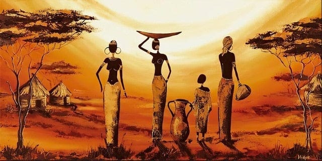 Peinture Africaine Abstraite Canvanation