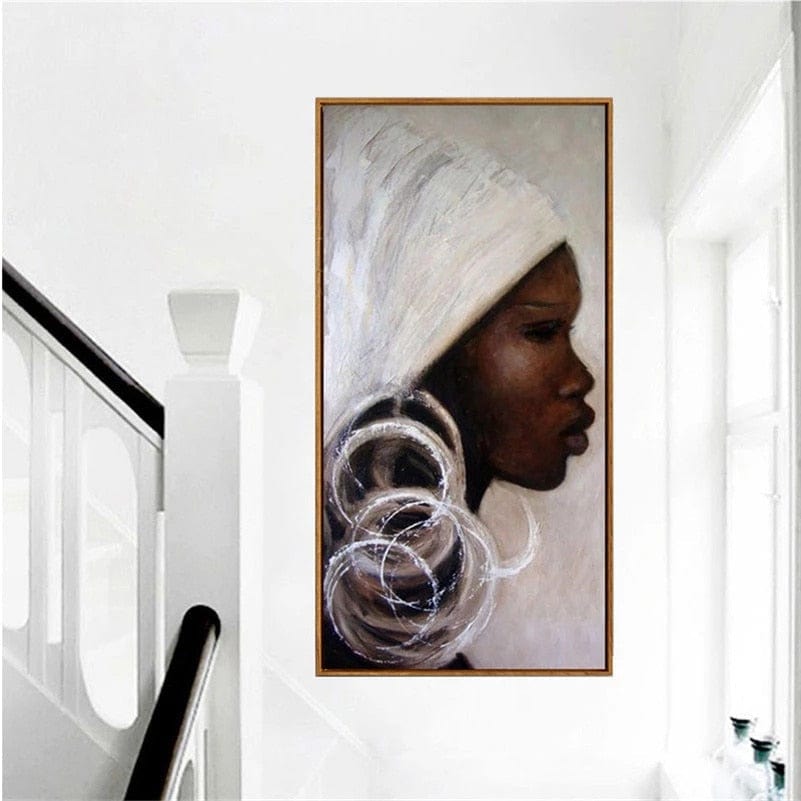 Peinture Africaine Visage Canvanation