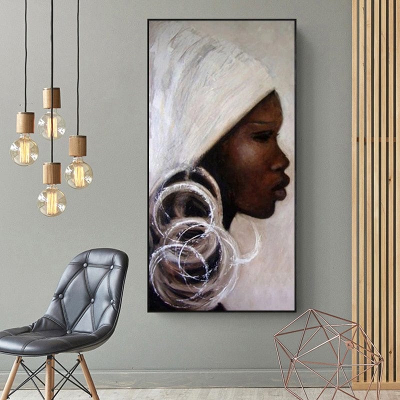 Peinture Africaine Visage Canvanation