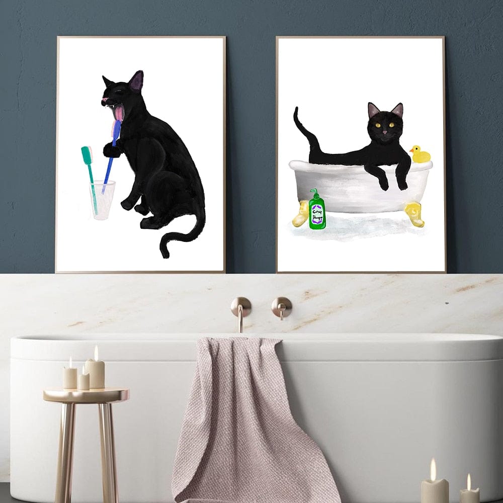 Peinture Chat Canvanation