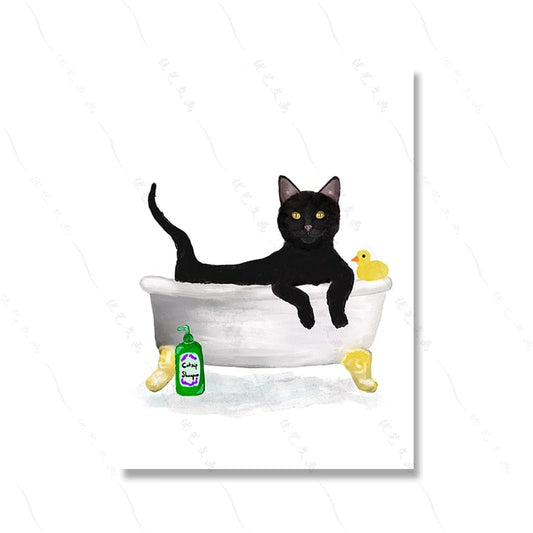 Canvanation 20x30cm Peinture Chat