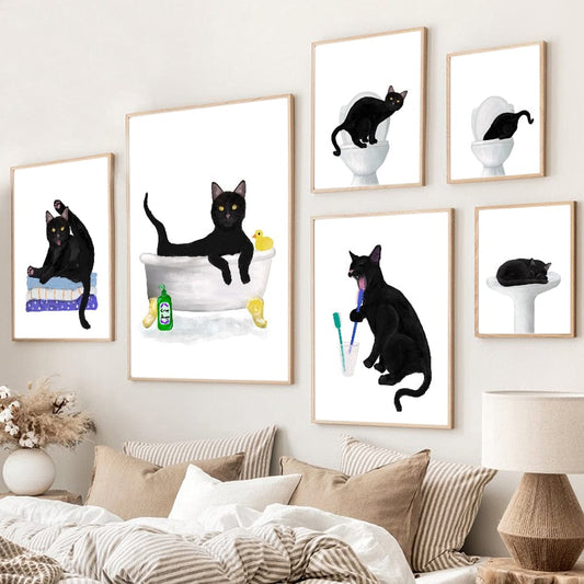 Canvanation Peinture Chat