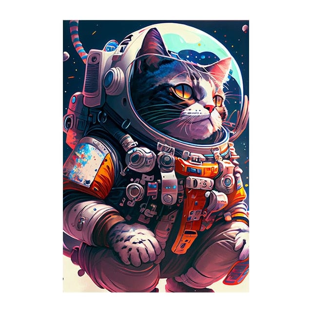 Canvanation 30x40cm Peinture Chat Multicolore