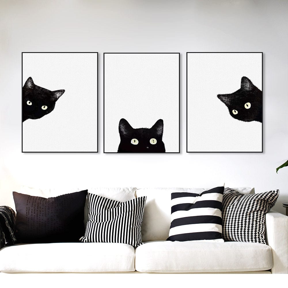 Peinture De Chats Rigolos Canvanation