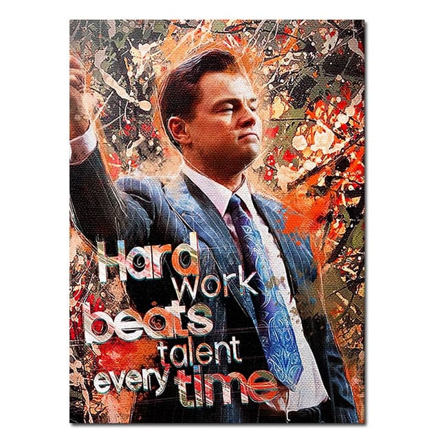 Peinture Le Loup De Wall Street Canvanation