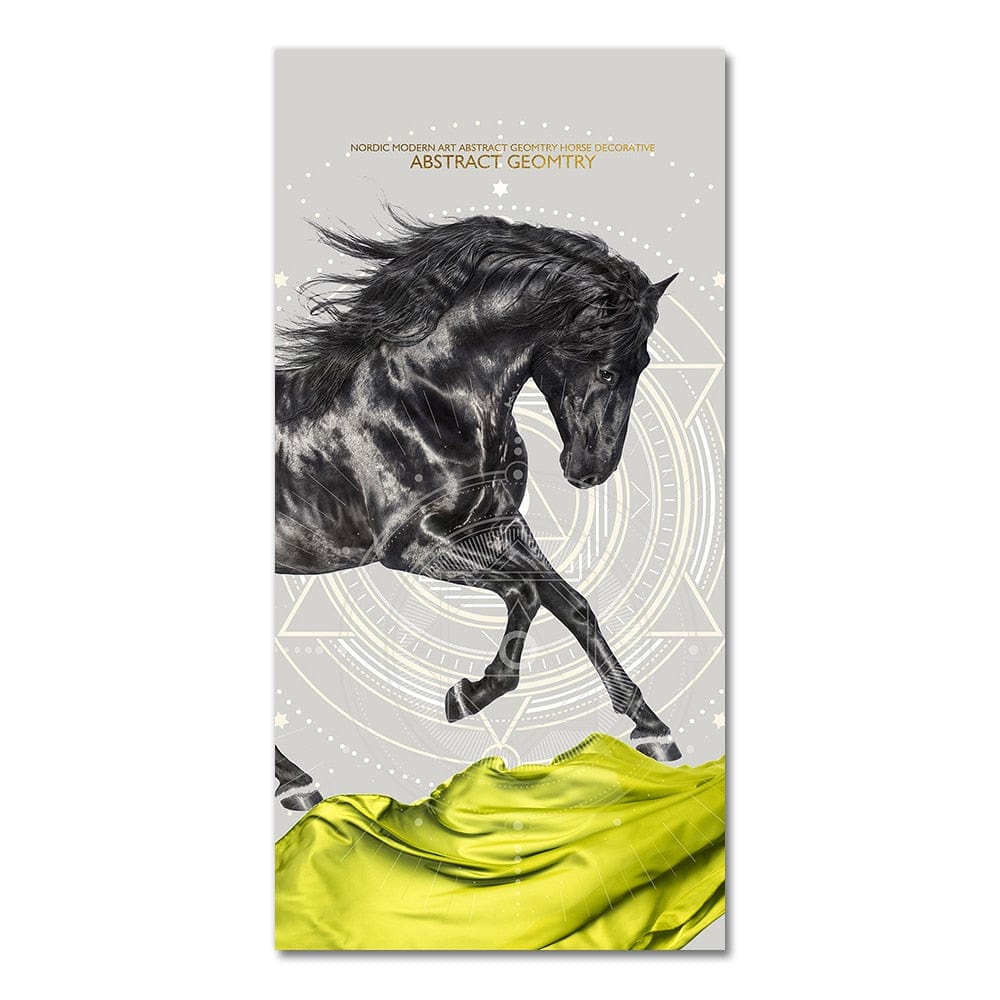 Tableau Cheval Sauvage Luxe - Canvanation