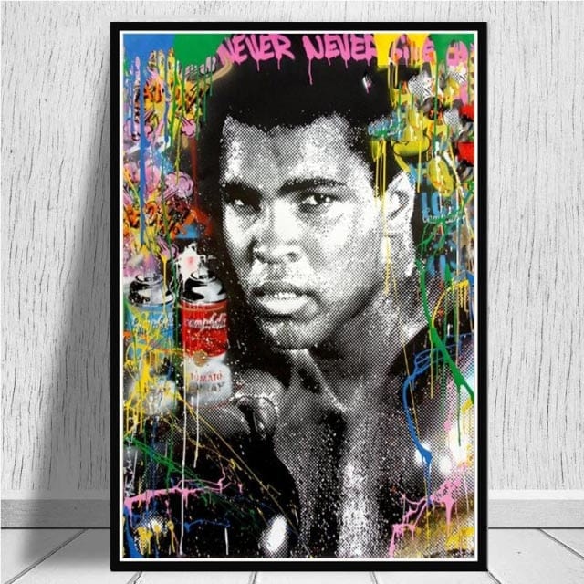 Canvanation 60x90cm Street Art Affiche Mike Tyson