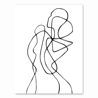 Tableau Minimaliste Femme - Canvanation