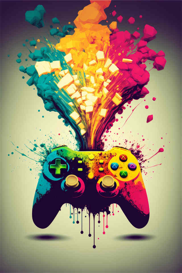 Poster Manette Jeux Video - Canvanation