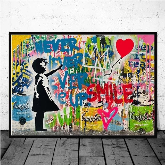 Canvanation 60x90cm Banksy Poster Street Art