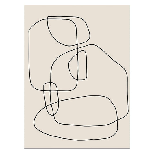 Canvanation 50x70cm No Frame / 9342-14 Peinture Abstraite Moderne