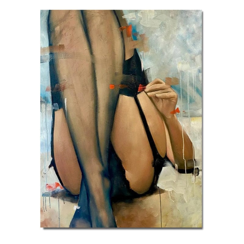 Tableau Femme Sensuelle Talon - Canvanation