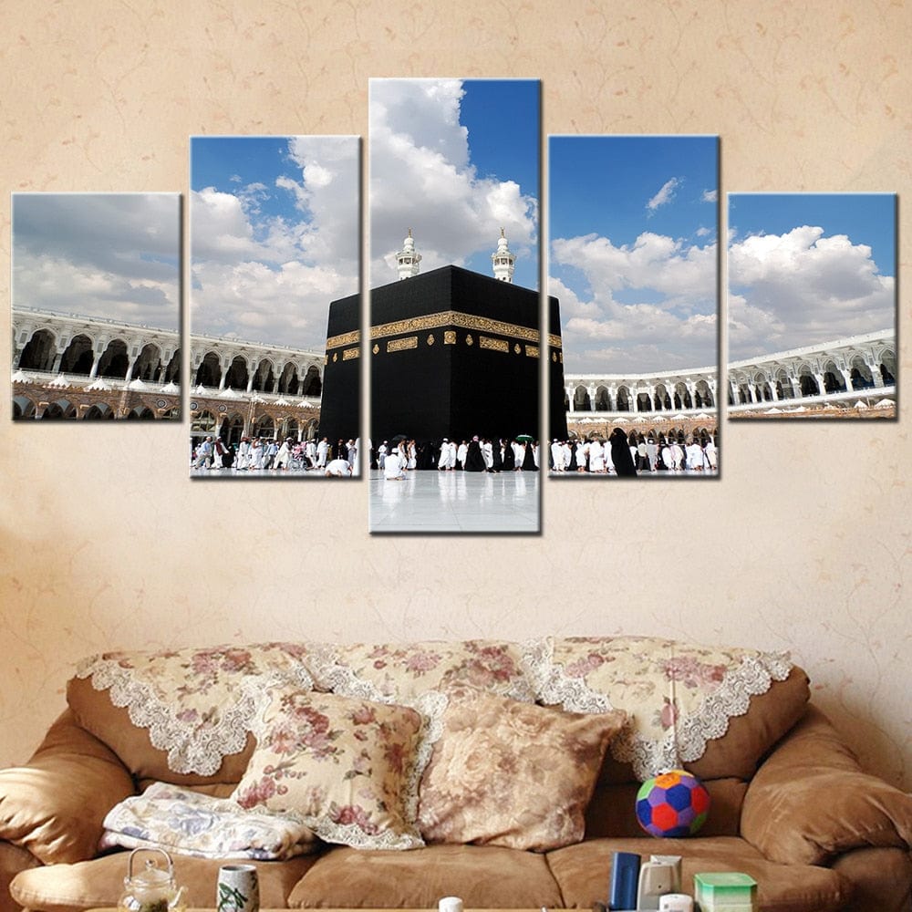 Canvanation 50X95 Cm / Sans Cadre Cadre Islam La Kaaba