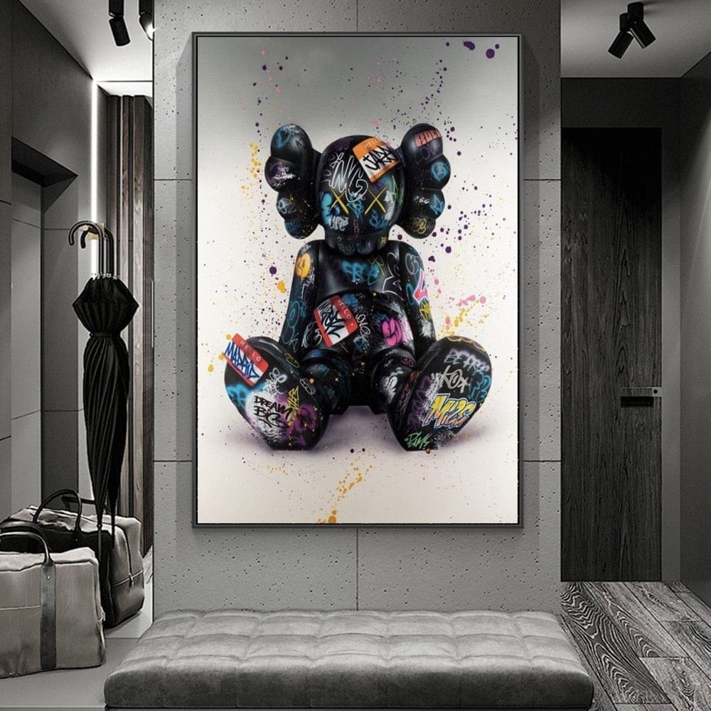 Canvanation Affiche Street Art Kaws Grafiti